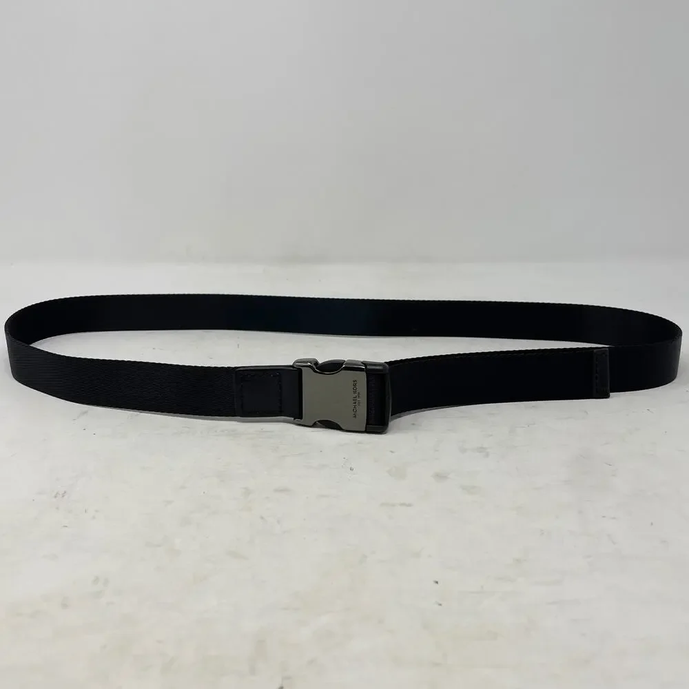 Michael Kors Black & Silver Belt Size Medium